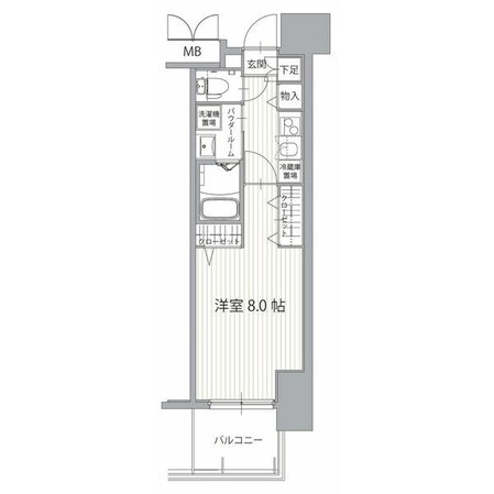 パルティール千種アネックスの物件間取画像